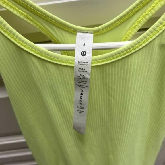 Lululemon Base Pace Ribbed Tank Top - Picture 2 of 2